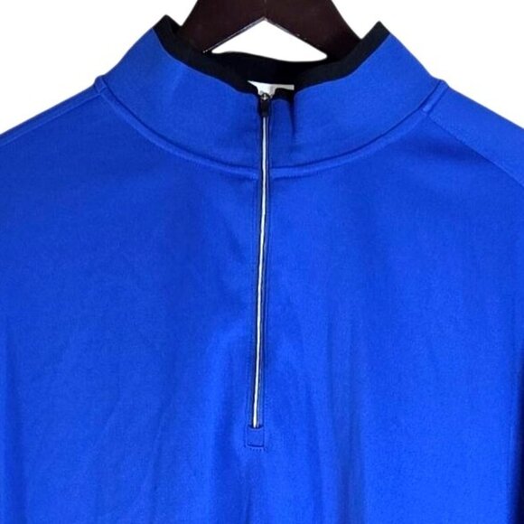 Nike Golf Dri-Fit Moisture Wicking 1/4 Zip Sweatshirt Royal Blue Men's Size XL - Picture 3 of 10